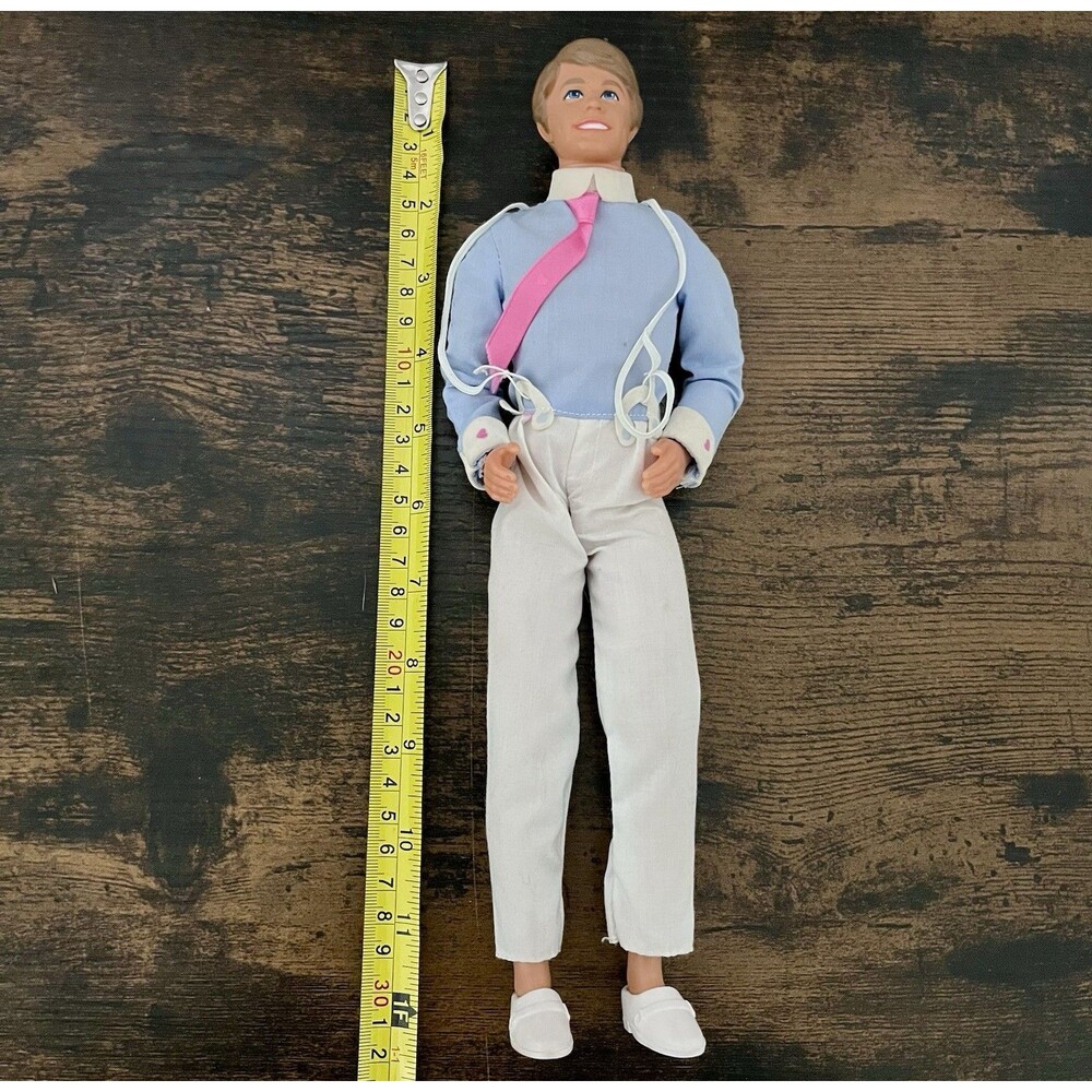 Vintage 1968 Mattel Ken Barbie Doll Taiwan TnT Brown Hair Blue Eyes